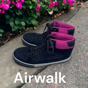 Size 8 1/2 AirWalk Black & Hot Pink